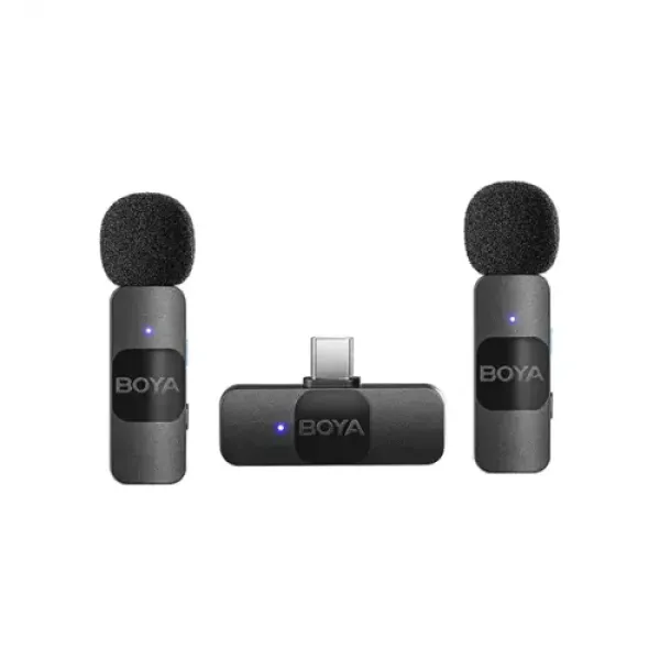 BOYA BY-V2 Ultracompact 2.4GHz Wireless Microphone System for iOS Device